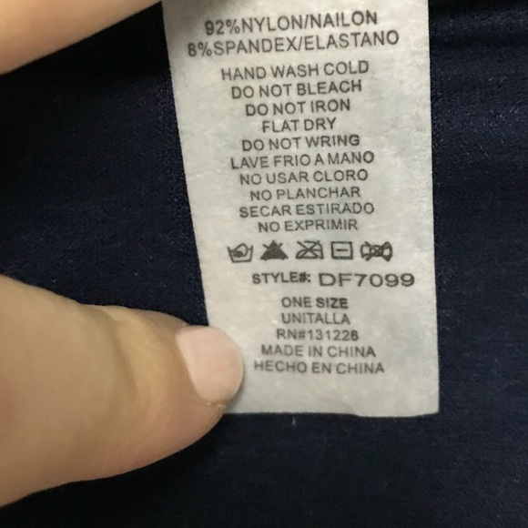 Plus Size One size fits all Leggings Black - Picture 2 of 4